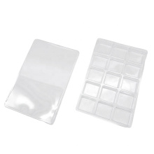 OEM Transparent Inner Chocolate PET Plastic Thermoformed Tray